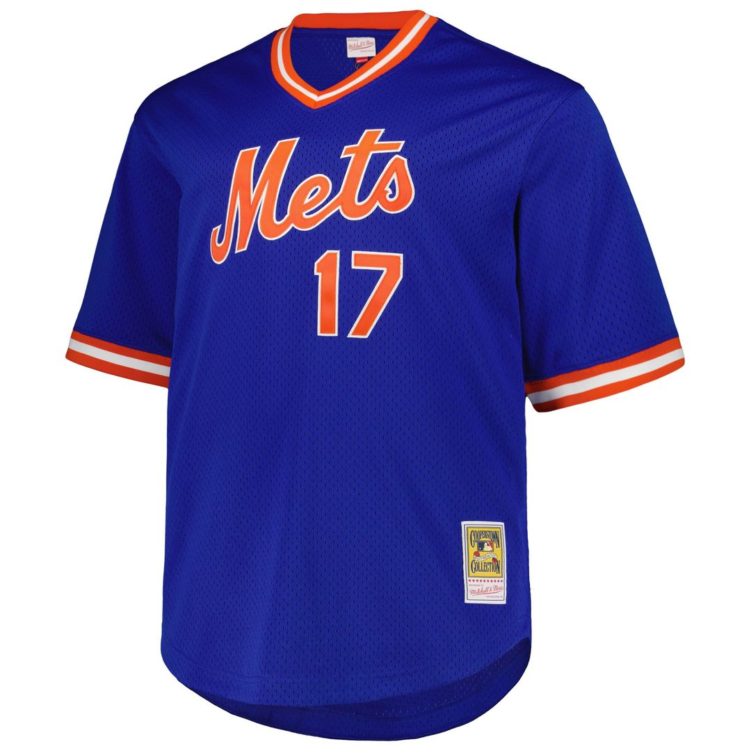 New York Mets Keith Hernandez Mitchell & Ness 1986 Cooperstown Mesh Pullover Jersey - Royal Team Jersey Sports Fan Apparel