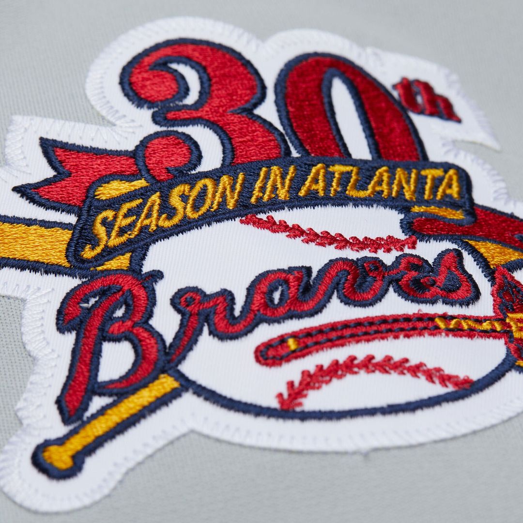 Atlanta Braves Chipper Jones Mitchell & Ness 1995 Throwback Authentic Jersey - Gray Team Jersey Sports Fan Apparel