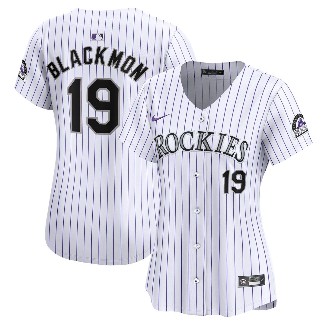 Colorado Rockies Charlie Blackmon Nike Women's Home Limited Player Jersey - White Team Jersey Sports Fan Apparel