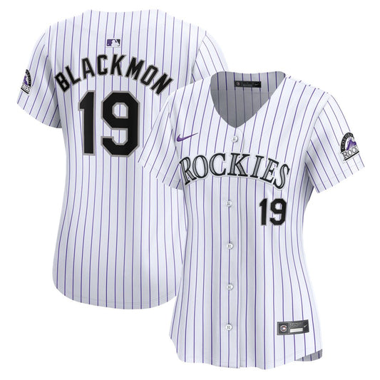 Colorado Rockies Charlie Blackmon Nike Women's Home Limited Player Jersey - White Team Jersey Sports Fan Apparel