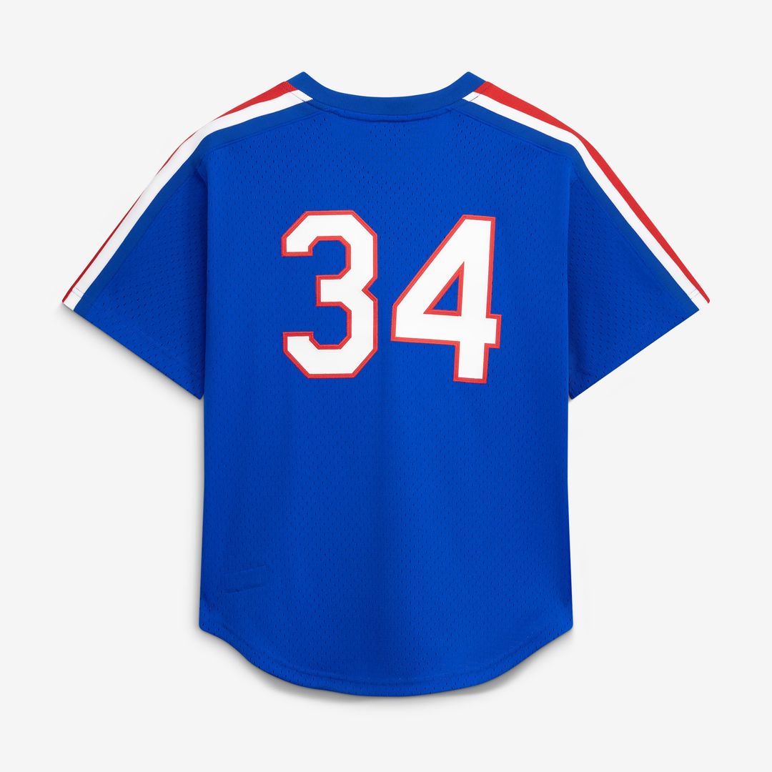 Texas Rangers Nolan Ryan Mitchell & Ness Big & Tall Cooperstown Mesh Batting Practice Jersey - Royal Team Jersey Sports Fan Apparel