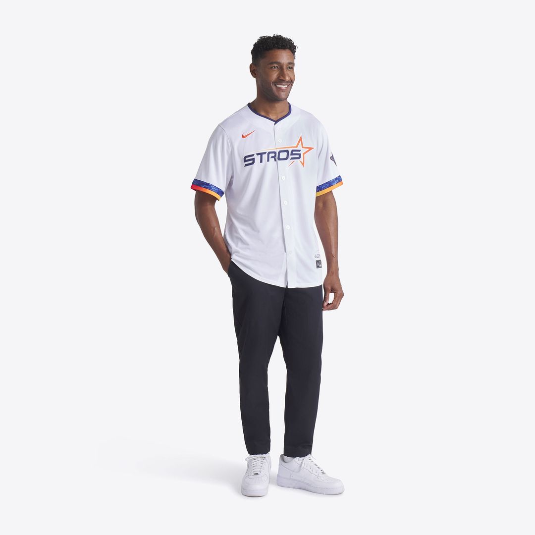 Houston Astros Nike 2025 City Connect Limited Jersey - White Team Jersey Sports Fan Apparel