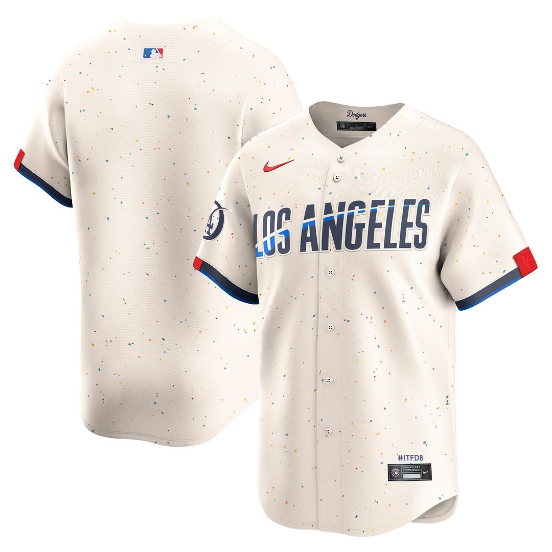Los Angeles Dodgers Nike City Connect Limited Jersey - Cream Team Jersey Sports Fan Apparel