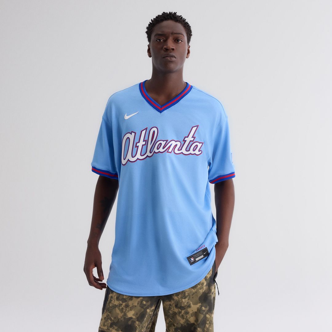 Atlanta Braves Nike 2026 City Connect Authentic Jersey - Powder Blue Team Jersey Sports Fan Apparel