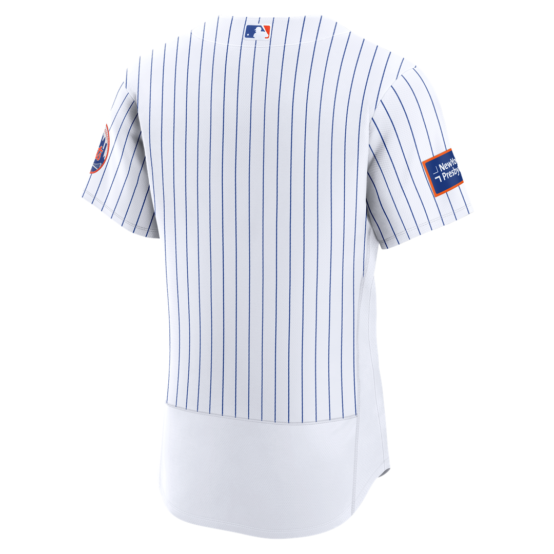 New York Mets Nike Alternate Authentic Sponsor Patch Jersey - Black Team Jersey Sports Fan Apparel
