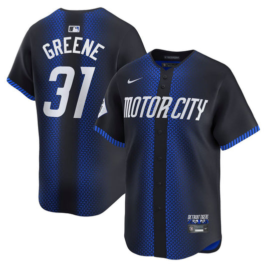 Detroit Tigers Riley Greene Nike City Connect Limited Jersey - Navy Team Jersey Sports Fan Apparel