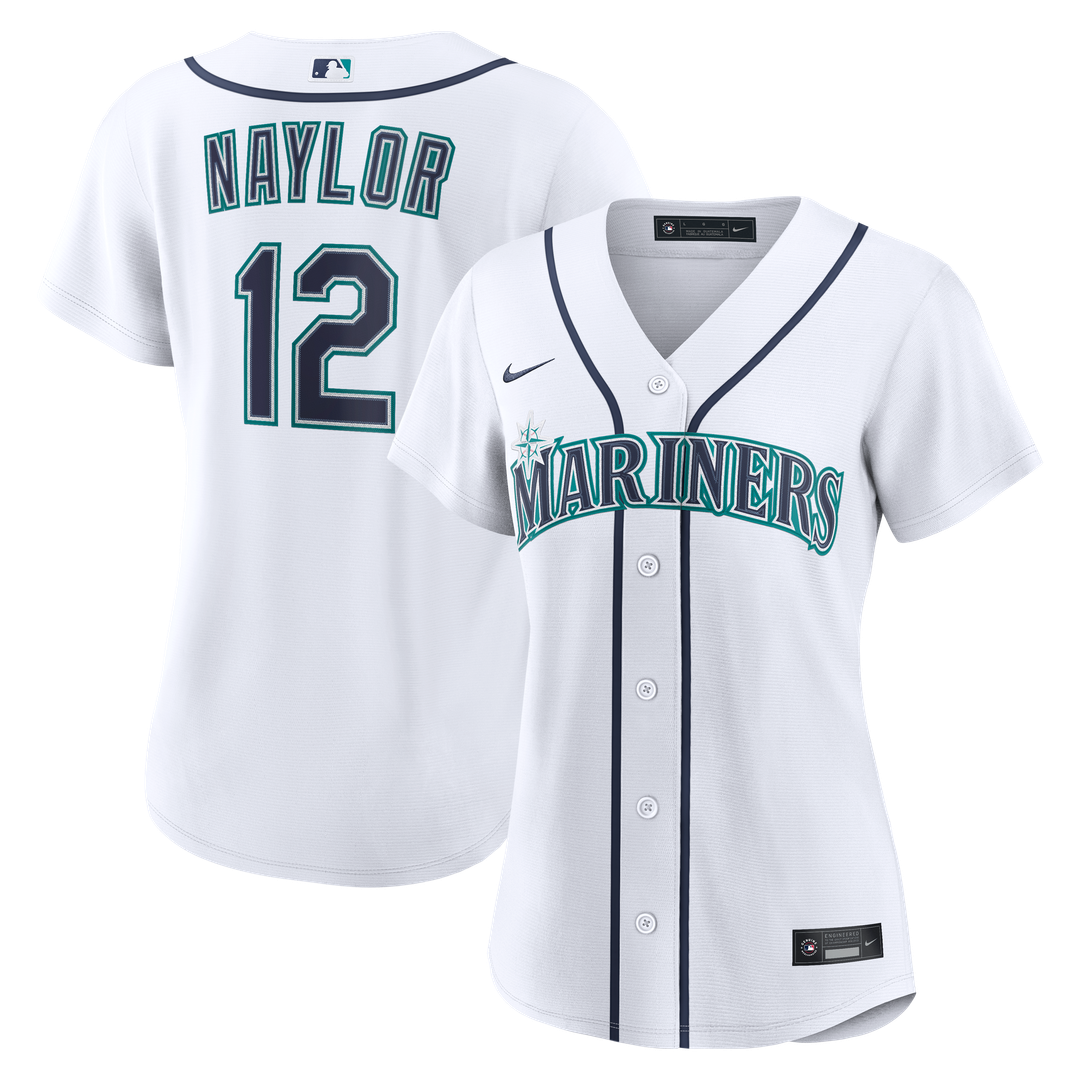 Seattle Mariners Josh Naylor Nike Women's Home Replica Jersey - White Team Jersey Sports Fan Apparel