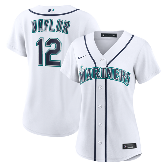 Seattle Mariners Josh Naylor Nike Women's Home Replica Jersey - White Team Jersey Sports Fan Apparel