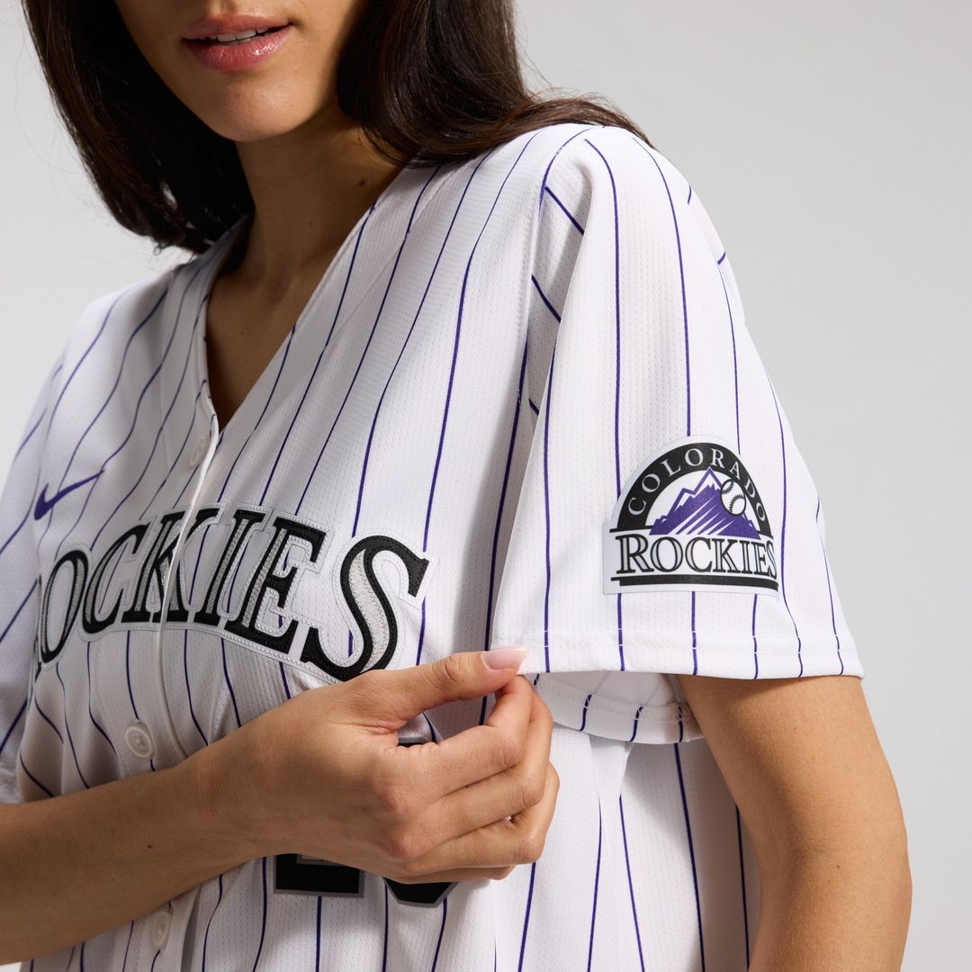 Colorado Rockies Kris Bryant Nike Women's Home Limited Player Jersey - White Team Jersey Sports Fan Apparel