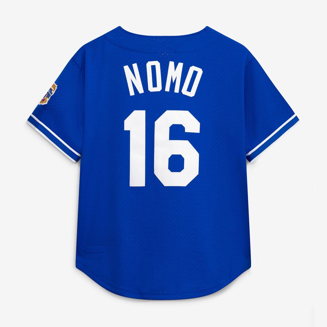 Los Angeles Dodgers Hideo Nomo Mitchell & Ness Big & Tall Cooperstown Mesh Batting Practice Jersey - Royal Team Jersey Sports Fan Apparel