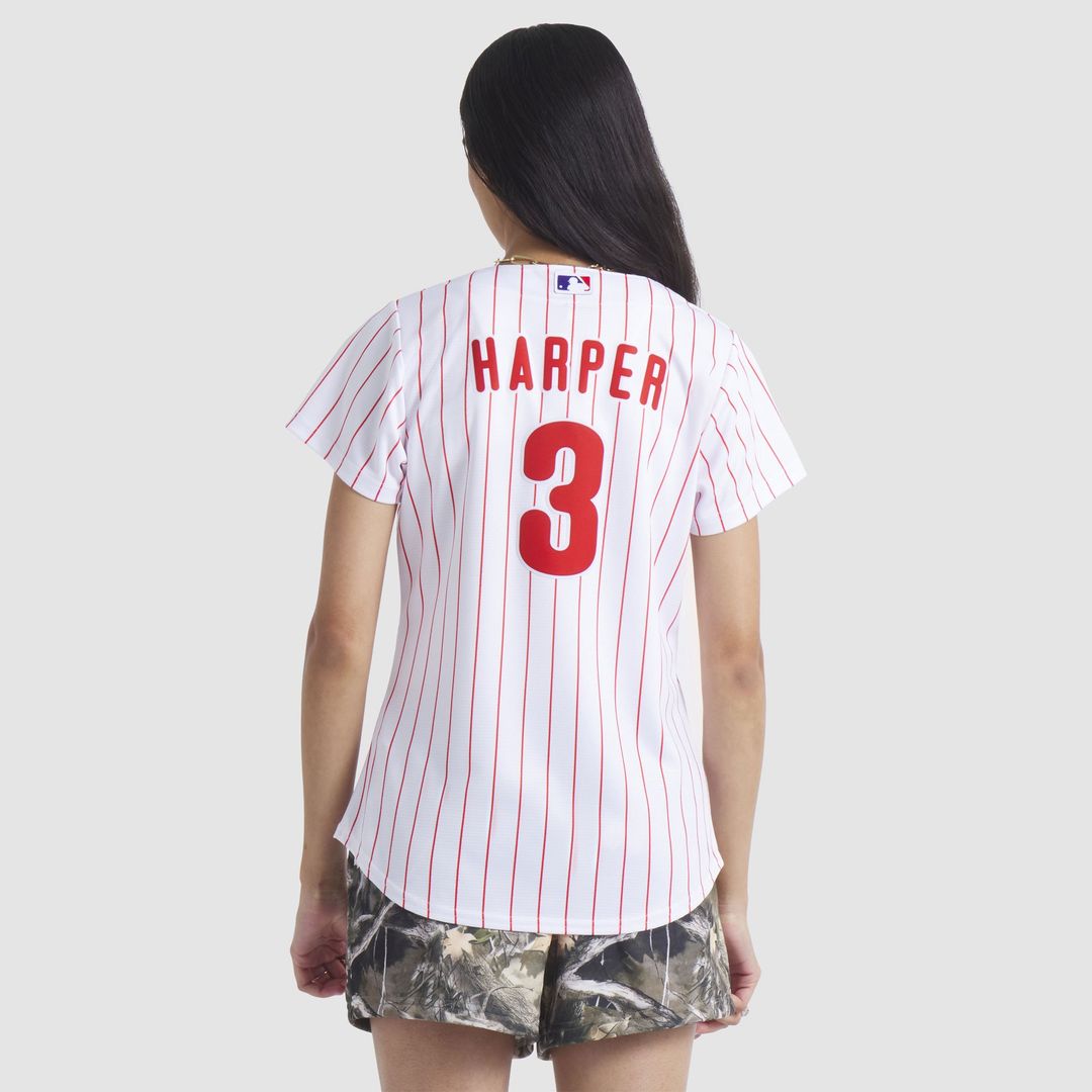 Philadelphia Phillies Bryce Harper Nike Women's Home Replica Player Jersey - White Team Jersey Sports Fan Apparel