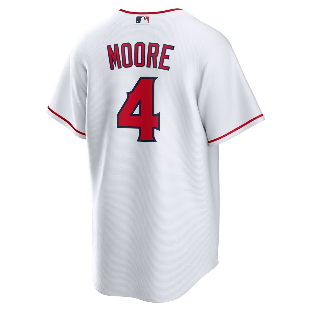Los Angeles Angels Christian Moore Nike Home Replica Jersey - White Team Jersey Sports Fan Apparel