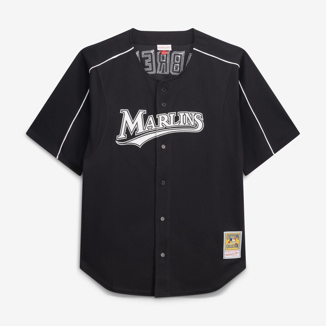 Miami Marlins Miguel Cabrera Mitchell & Ness Big & Tall Cooperstown Mesh Batting Practice Jersey - Black Team Jersey Sports Fan Apparel