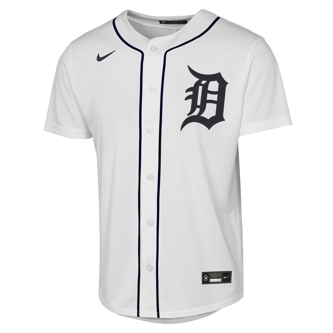 Detroit Tigers Tarik Skubal Nike Youth Home Replica Player Jersey - White Team Jersey Sports Fan Apparel