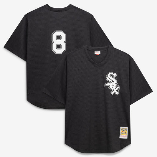 Chicago White Sox Bo Jackson Mitchell & Ness Cooperstown Big & Tall Mesh Batting Practice Jersey - Black Team Jersey Sports Fan Apparel