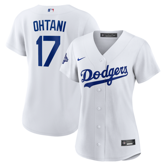 Los Angeles Dodgers Shohei Ohtani Nike Women's 2025 World Series Champions Home Replica Jersey - White Team Jersey Sports Fan Apparel