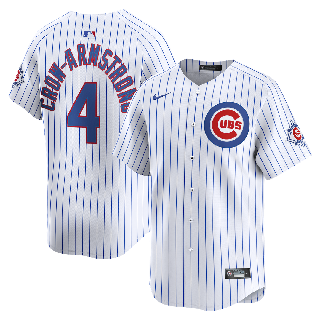 Chicago Cubs Pete Crow - Armstrong Nike 150th Anniversary Limited Jersey - White Team Jersey Sports Fan Apparel