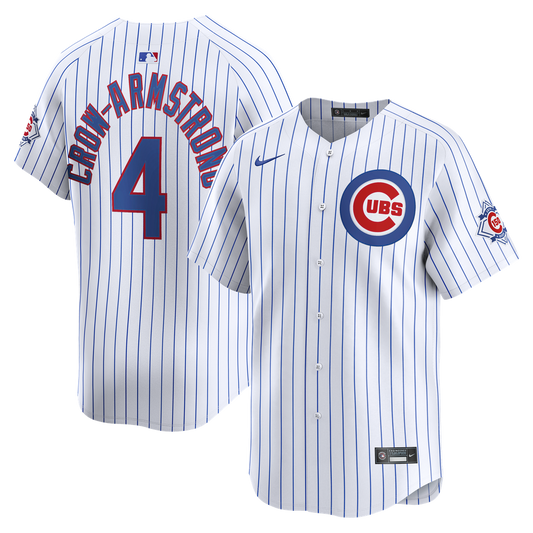 Chicago Cubs Pete Crow - Armstrong Nike 150th Anniversary Limited Jersey - White Team Jersey Sports Fan Apparel
