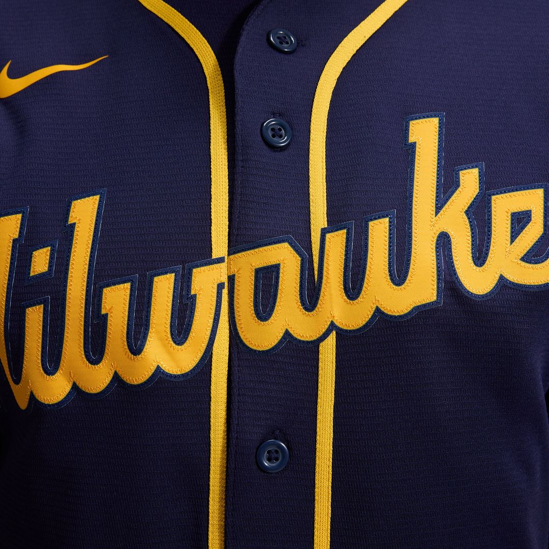 Milwaukee Brewers Nike Home Replica Team Jersey - Cream Team Jersey Sports Fan Apparel