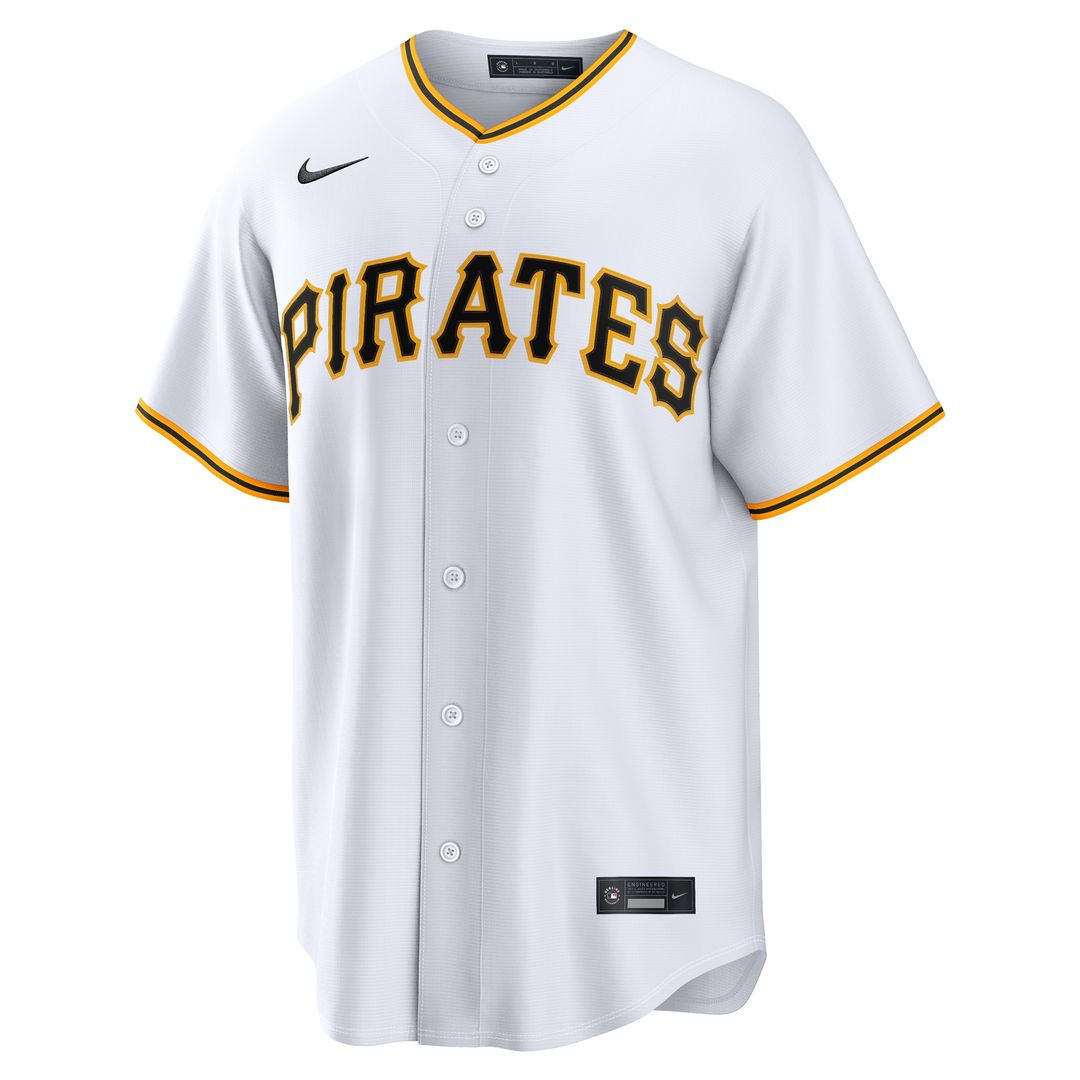 Pittsburgh Pirates Paul Skenes Nike Home Replica Jersey - White Team Jersey Sports Fan Apparel