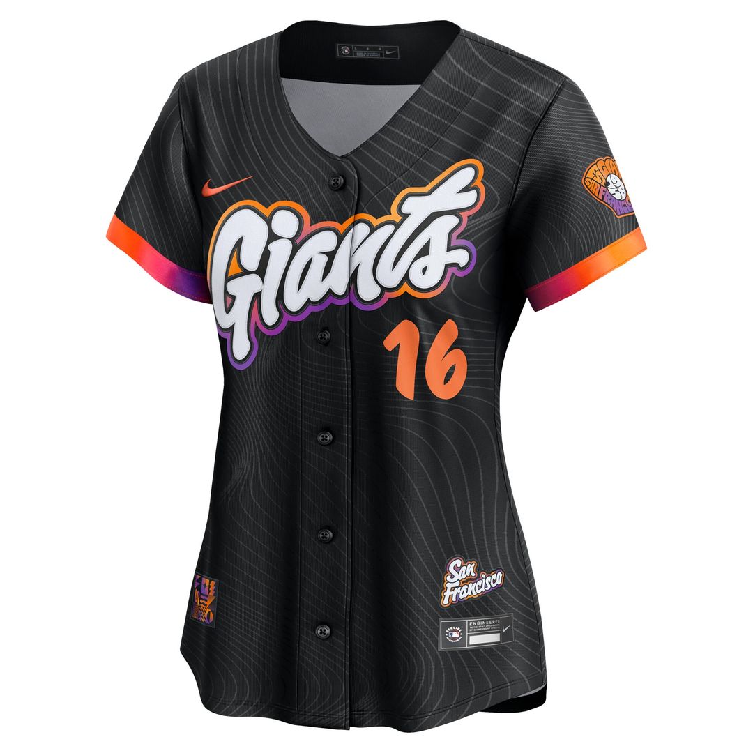 San Francisco Giants Rafael Devers Nike Women's 2025 City Connect Limited Player Jersey - Black Team Jersey Sports Fan Apparel