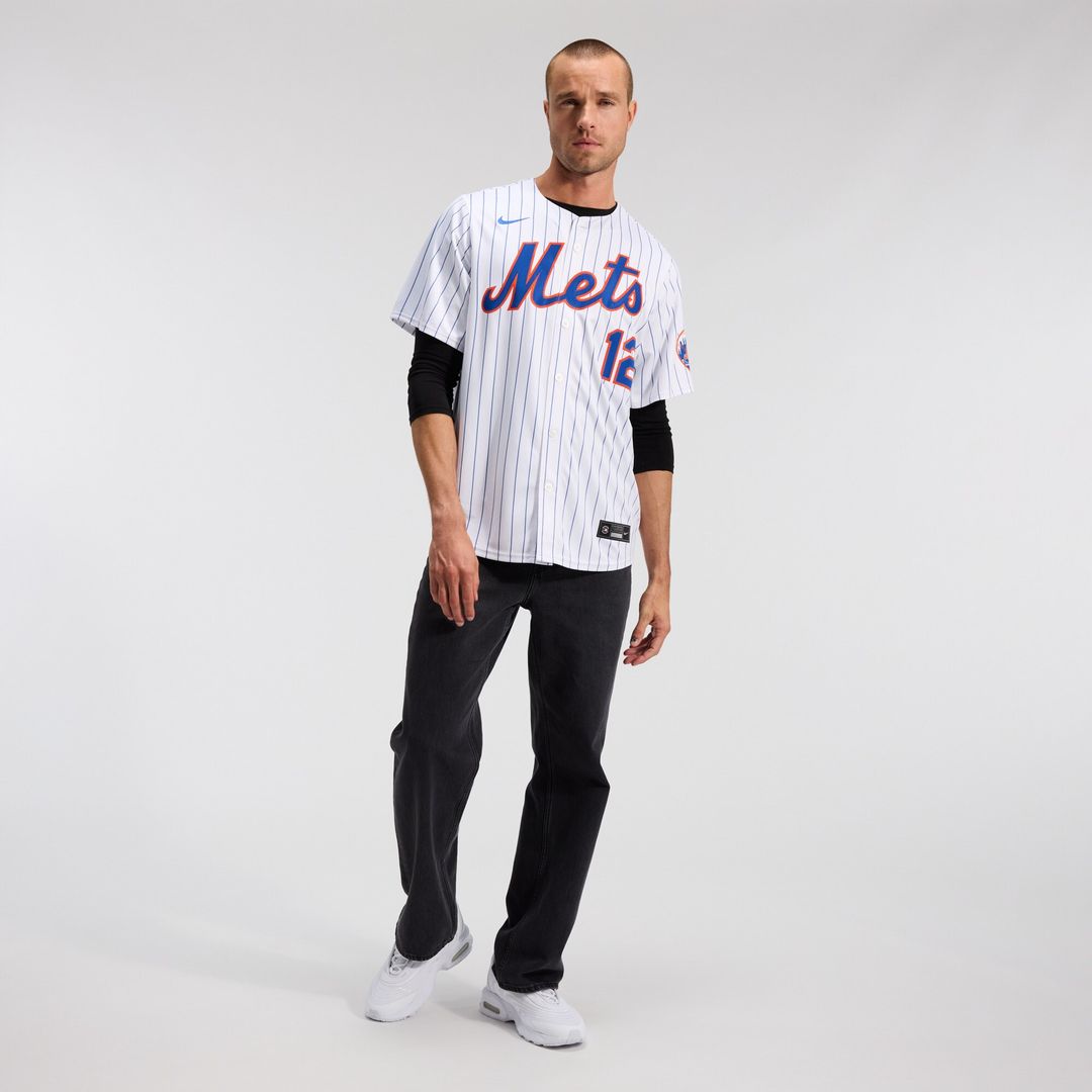 New York Mets Francisco Lindor Nike Alternate Limited Jersey - Black Team Jersey Sports Fan Apparel
