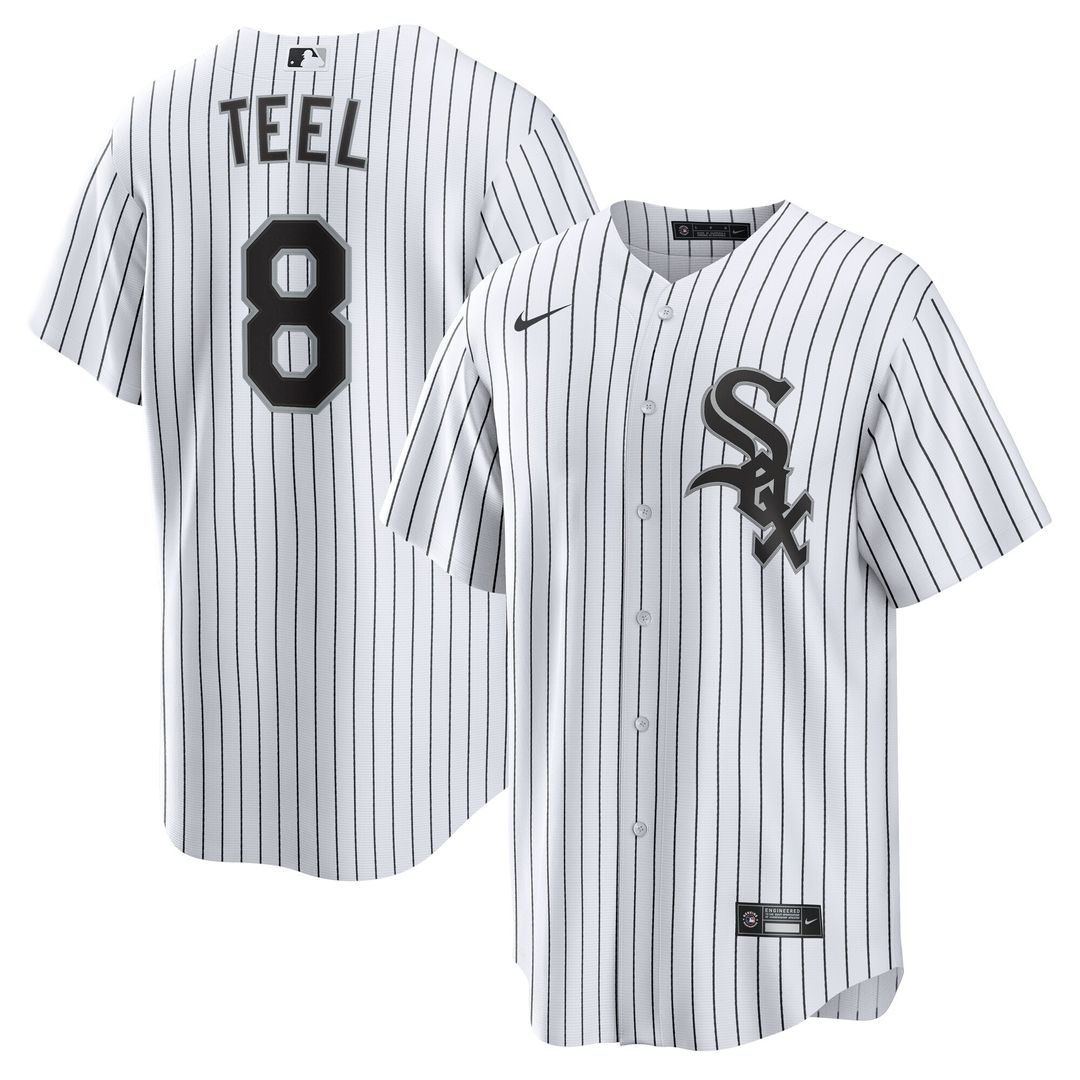 Chicago White Sox Kyle Teel Nike Home Replica Jersey - White Team Jersey Sports Fan Apparel