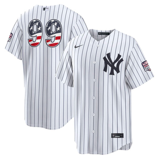 New York Yankees Aaron Judge Nike USA 250 Fourth of July Home Stadium Jersey - White Team Jersey Sports Fan Apparel