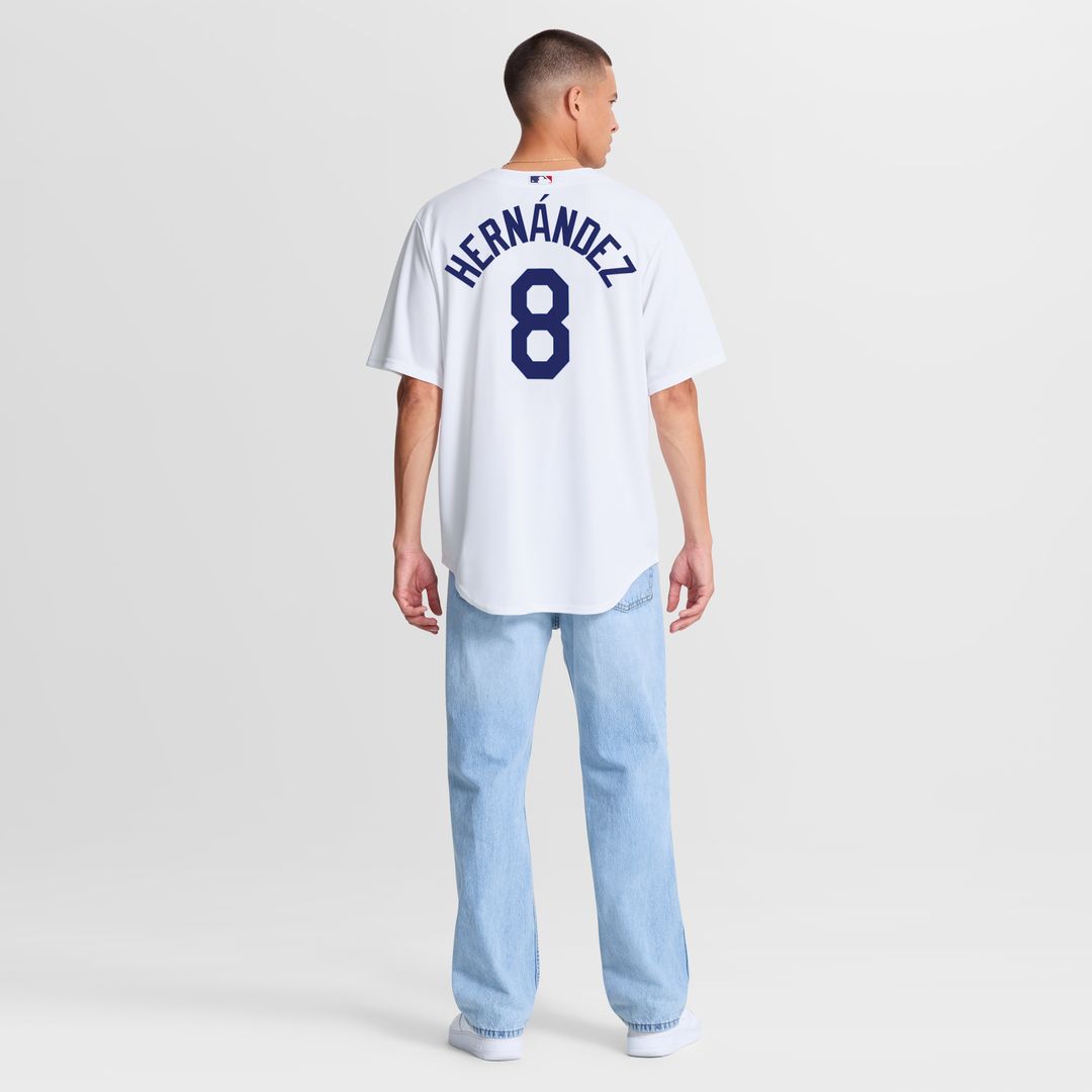 Los Angeles Dodgers Enrique Hernández Nike Home Replica Jersey - White Team Jersey Sports Fan Apparel
