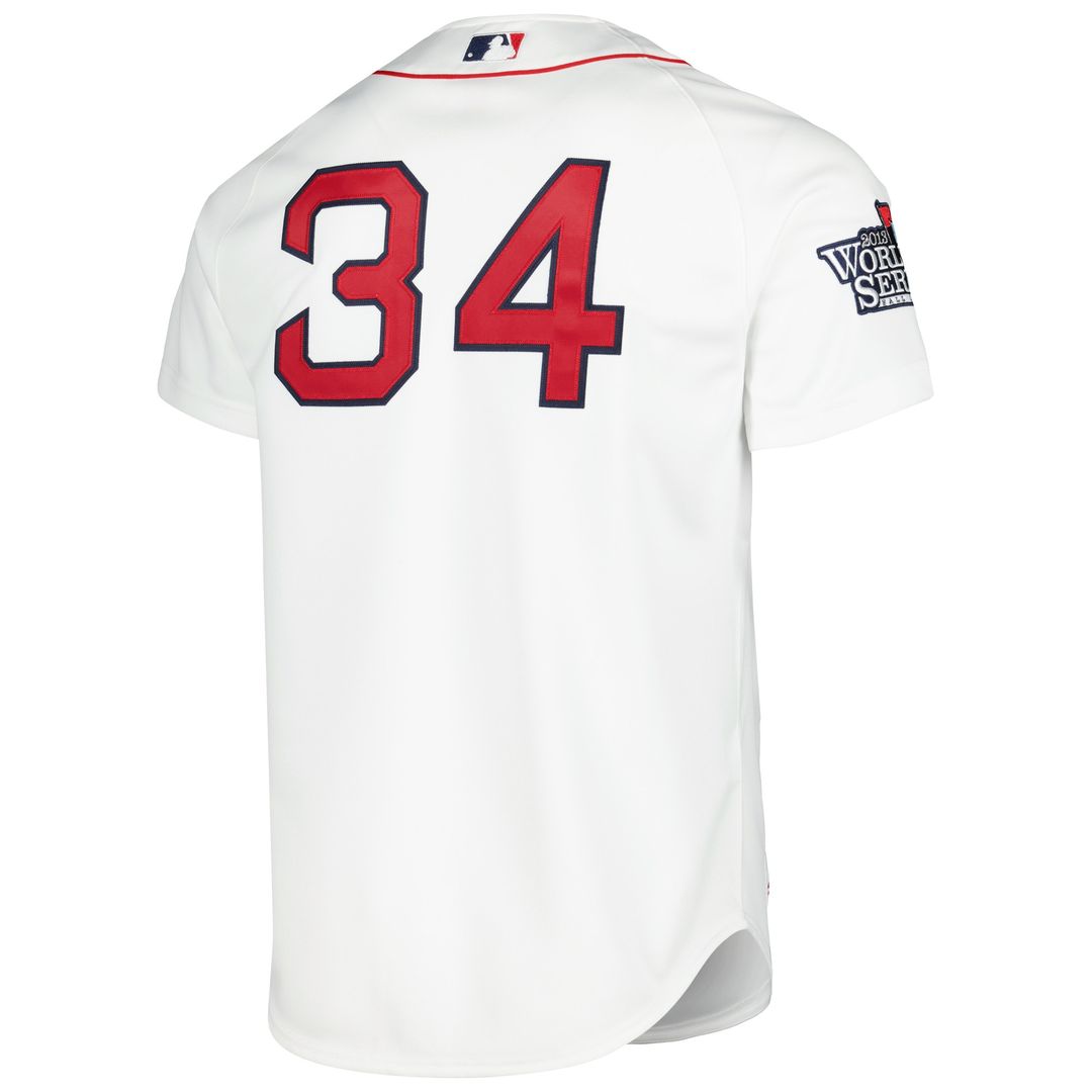 Boston Red Sox David Ortiz Mitchell & Ness Cooperstown Authentic Jersey - White Team Jersey Sports Fan Apparel