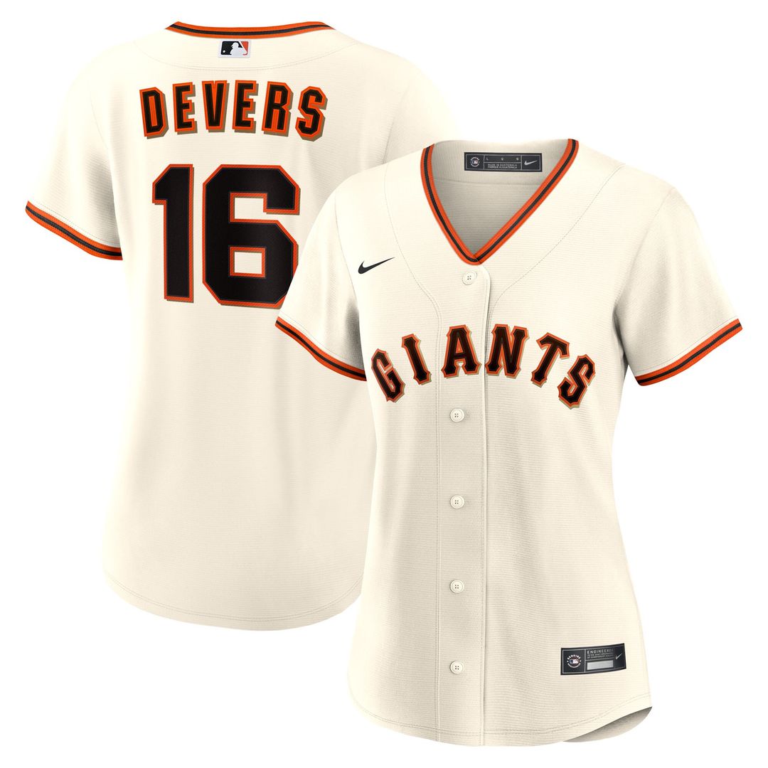 San Francisco Giants Rafael Devers Nike Women's Home Replica Jersey - White Team Jersey Sports Fan Apparel