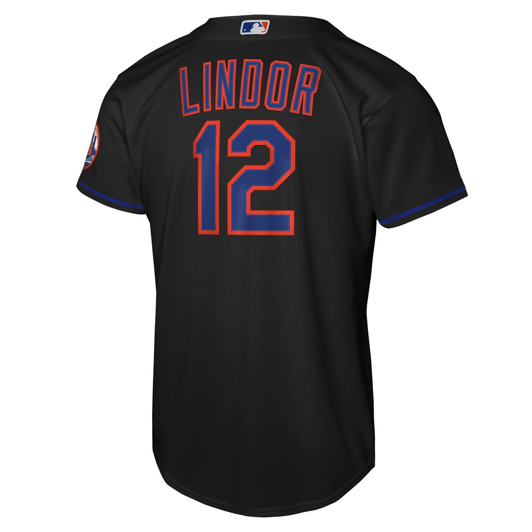 New York Mets Francisco Lindor Nike Youth Road Stadium Player Jersey - Gray Team Jersey Sports Fan Apparel