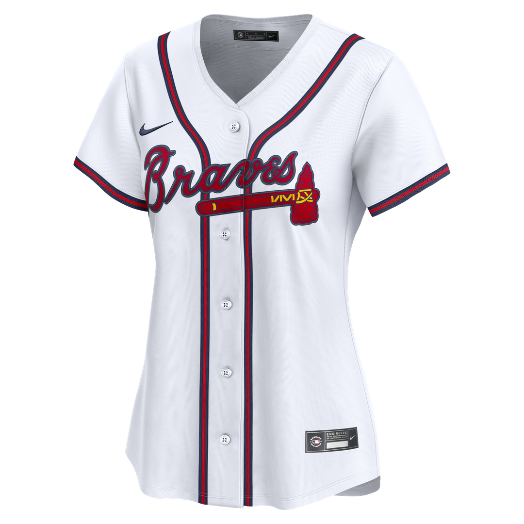 Atlanta Braves Nike Home Women's Limited Jersey - White Team Jersey Sports Fan Apparel