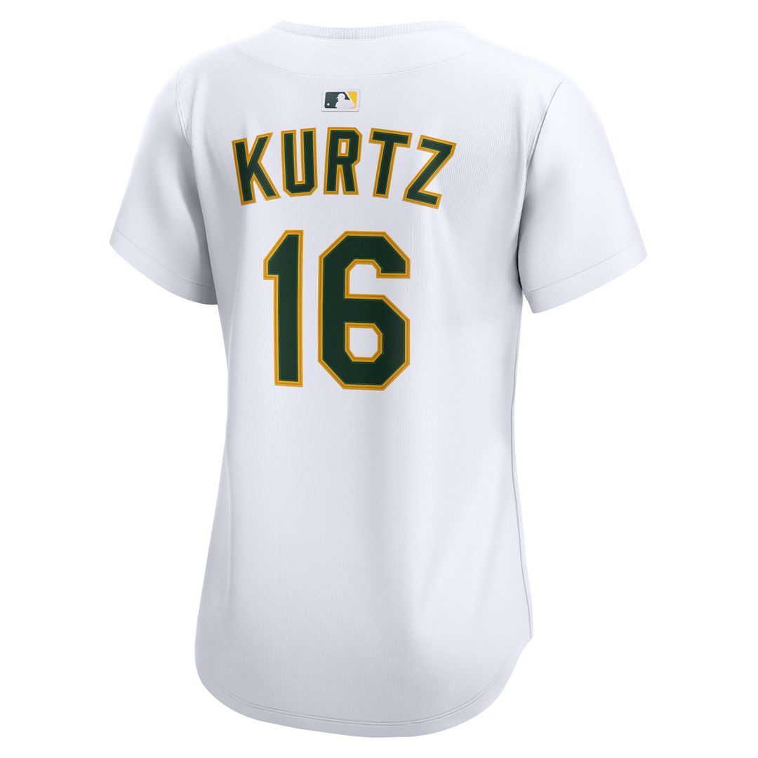 Athletics Nick Kurtz Nike Women's Home Limited Player Jersey - White Team Jersey Sports Fan Apparel