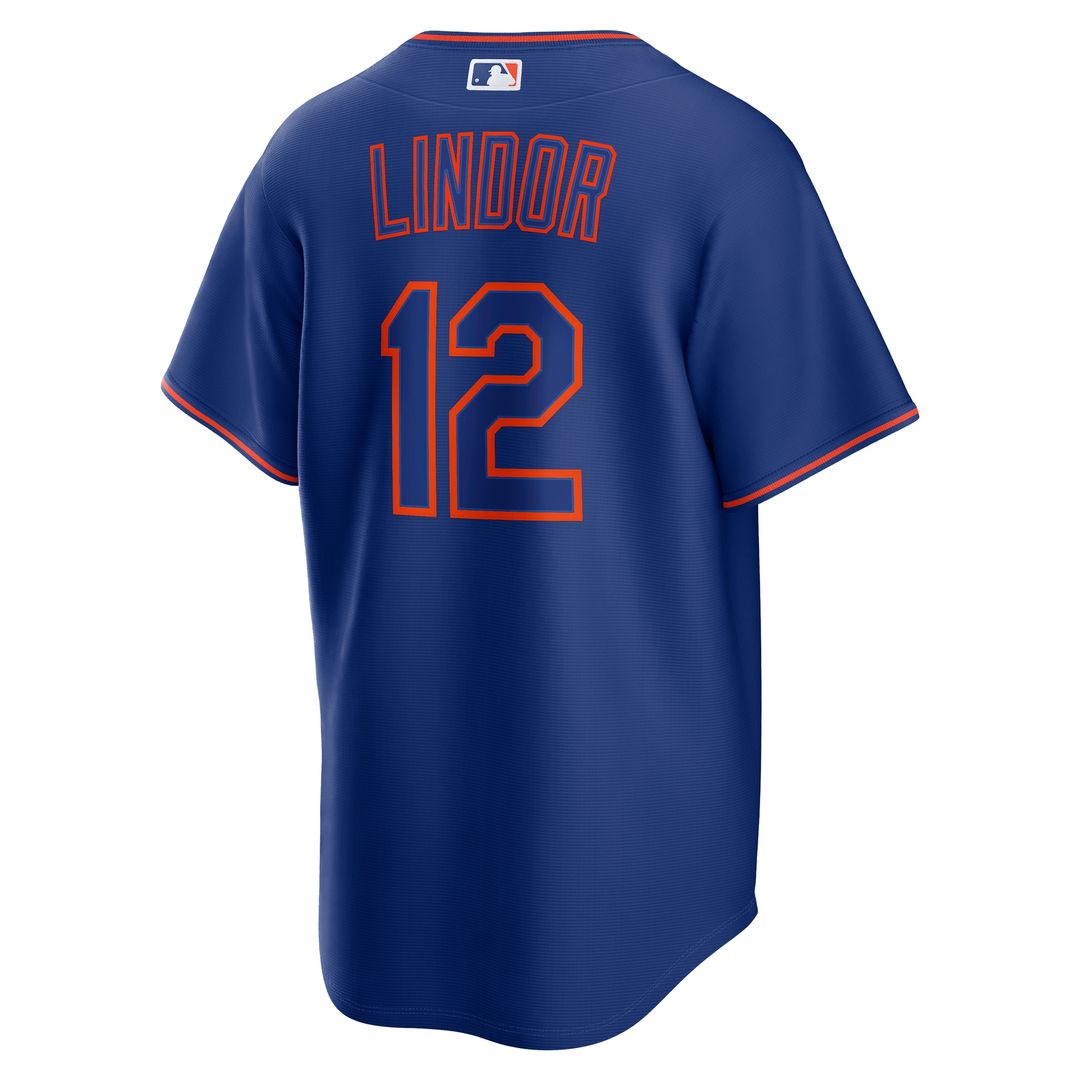 New York Mets Francisco Lindor Nike Alternate Replica Jersey - Royal Team Jersey Sports Fan Apparel