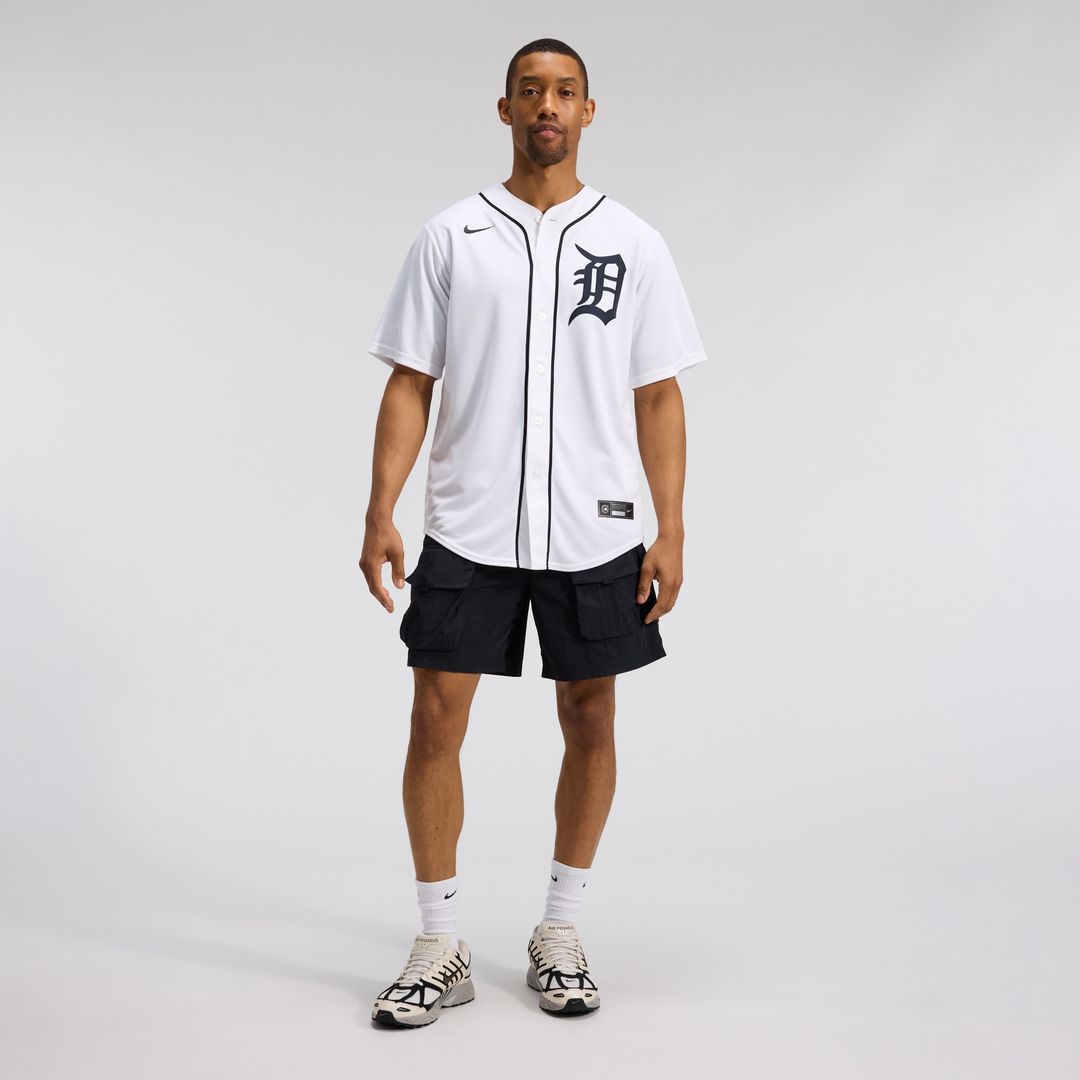 Detroit Tigers Nike Home Replica Jersey - White Team Jersey Sports Fan Apparel