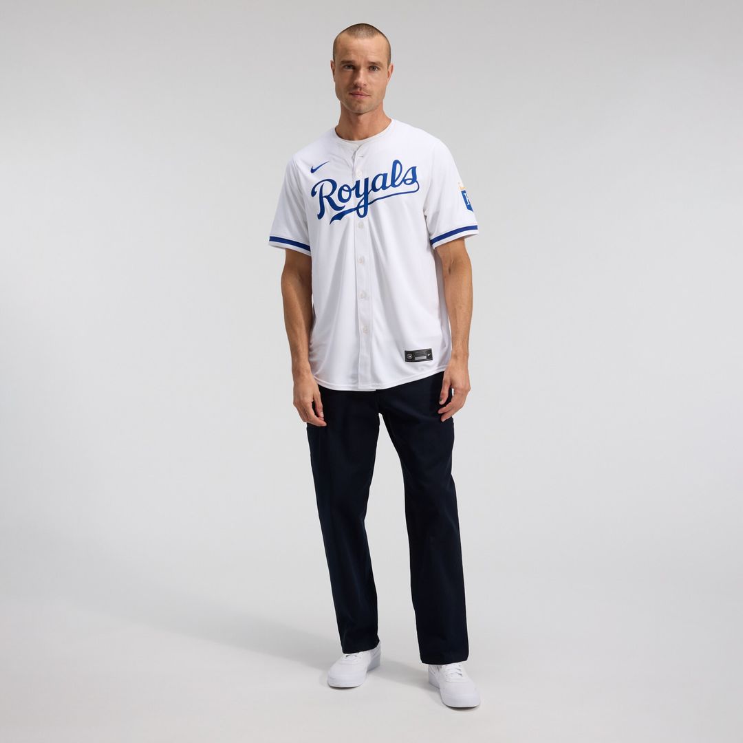 Kansas City Royals Nike Home Limited Jersey - White Team Jersey Sports Fan Apparel