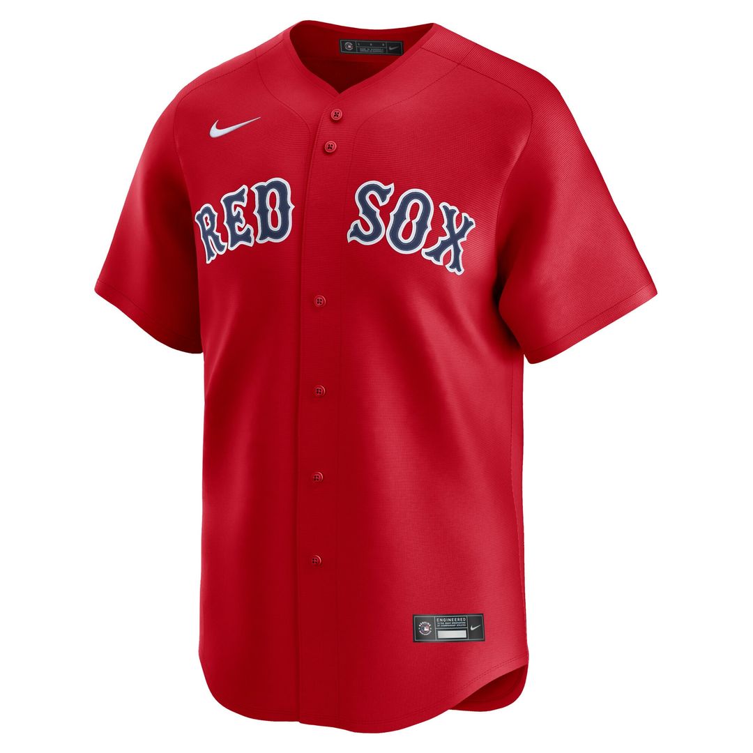 Boston Red Sox Nike Alternate Limited Custom Jersey - Red Team Jersey Sports Fan Apparel