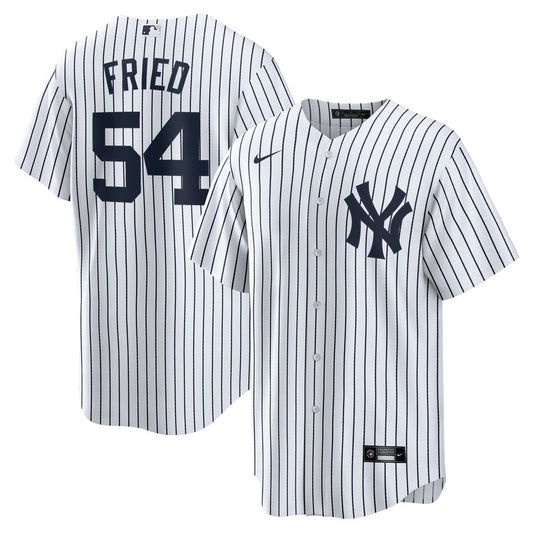 New York Yankees Max Fried Nike Home Replica Player Jersey - White Team Jersey Sports Fan Apparel