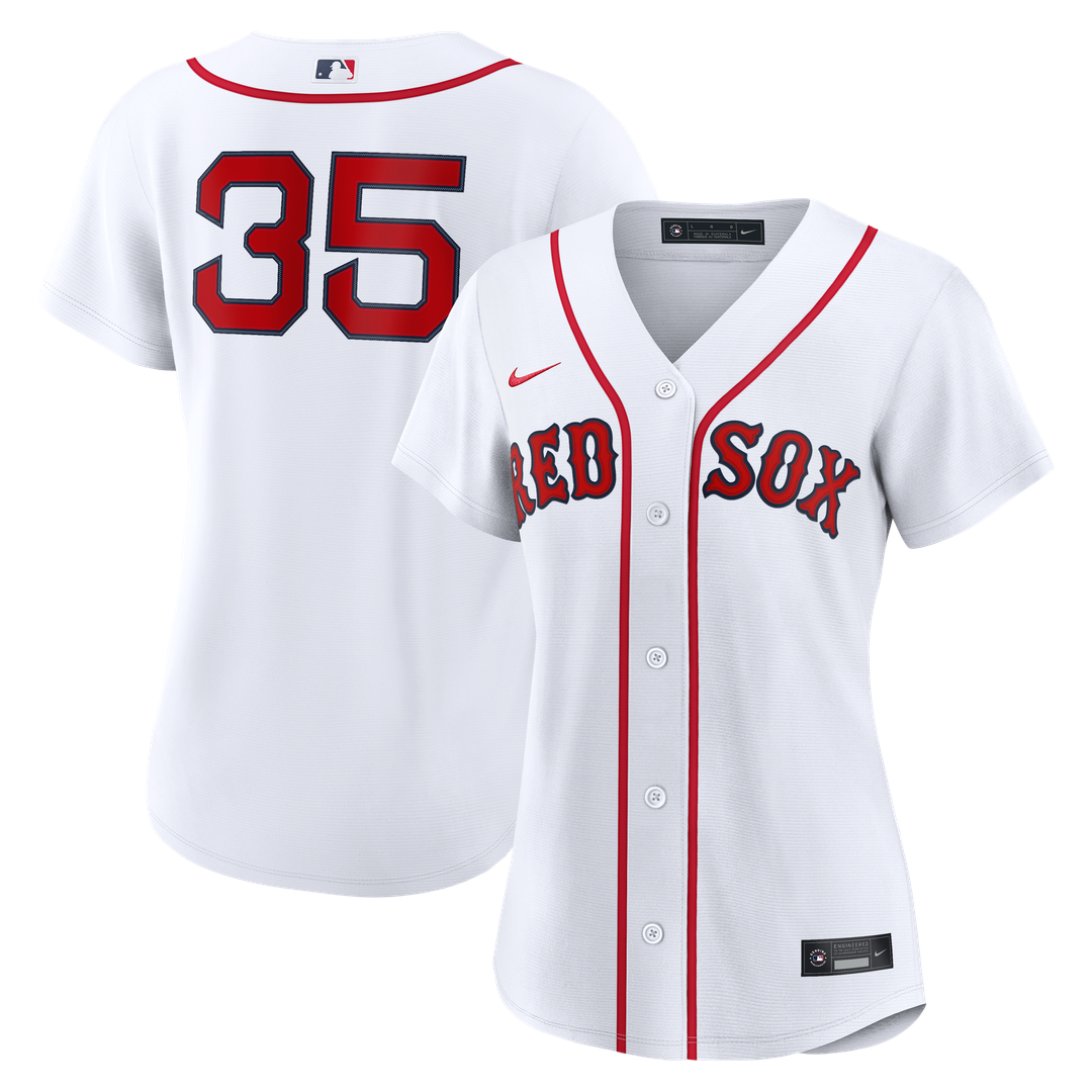Boston Red Sox Garrett Crochet Nike Women's Home Replica Jersey - White Team Jersey Sports Fan Apparel