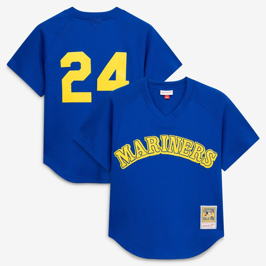 Seattle Mariners Ken Griffey Jr. Mitchell & Ness Authentic Batting Practice Jersey - Royal Team Jersey Sports Fan Apparel