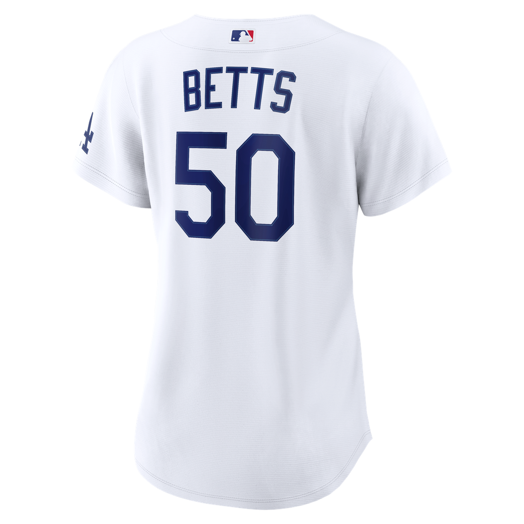 Los Angeles Dodgers Mookie Betts Nike Women's Home Stadium Jersey - White Team Jersey Sports Fan Apparel