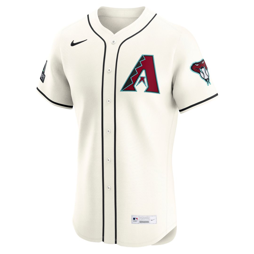 Arizona Diamondbacks Nike Home Elite Jersey - Cream Team Jersey Sports Fan Apparel