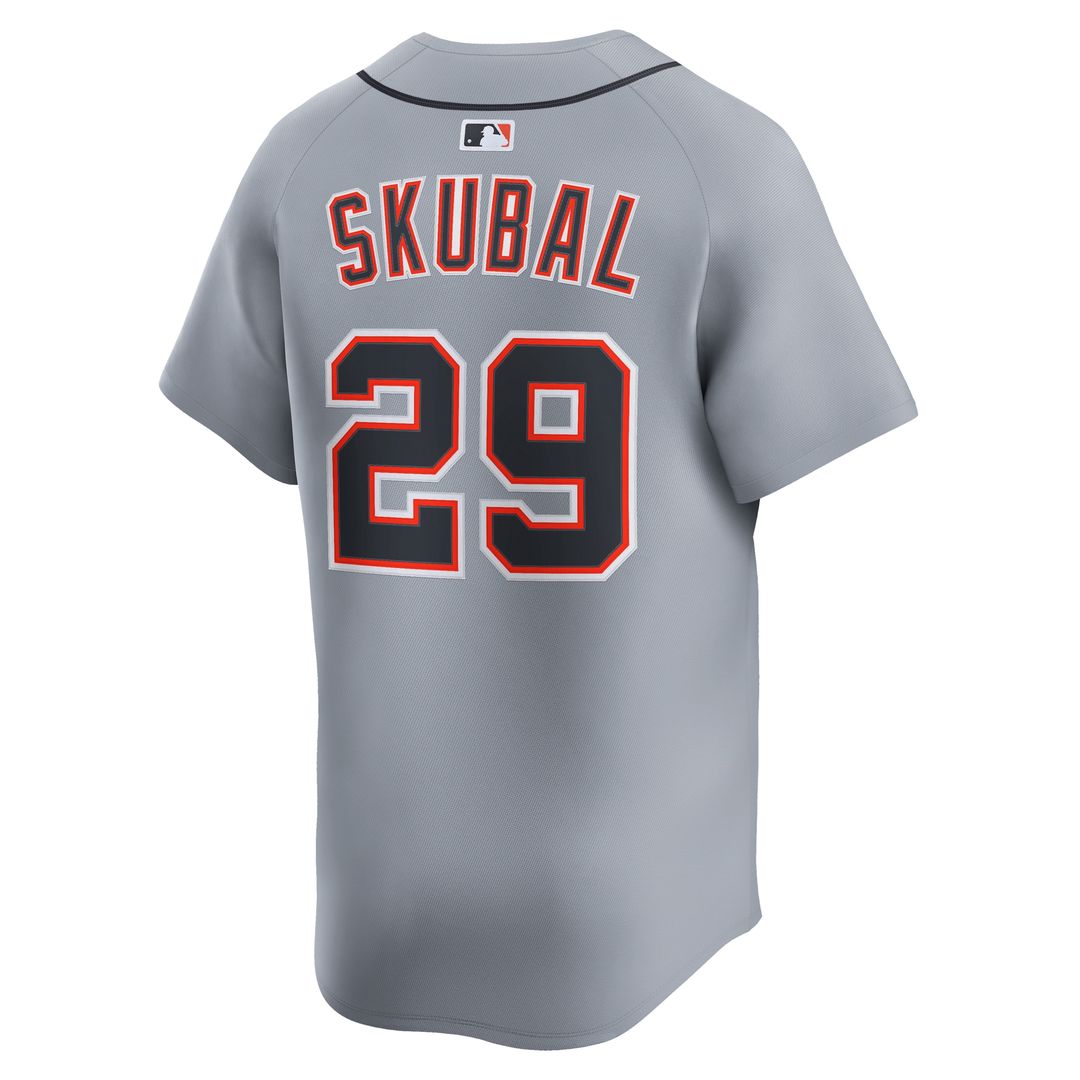 Detroit Tigers Tarik Skubal Nike Road Limited Jersey - Gray Team Jersey Sports Fan Apparel