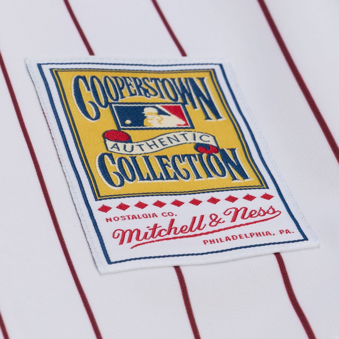 Philadelphia Phillies Chase Utley Mitchell & Ness 2003 Cooperstown Authentic Jersey - White Team Jersey Sports Fan Apparel