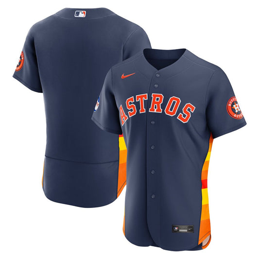 Houston Astros Nike Alternate 2 Authentic Jersey - Navy Team Jersey Sports Fan Apparel