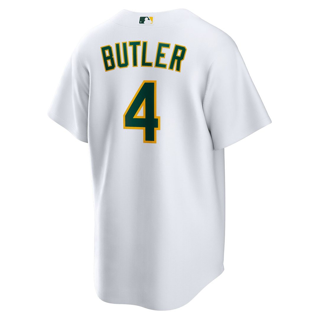 Athletics Lawrence Butler Nike Home Replica Jersey - White Team Jersey Sports Fan Apparel