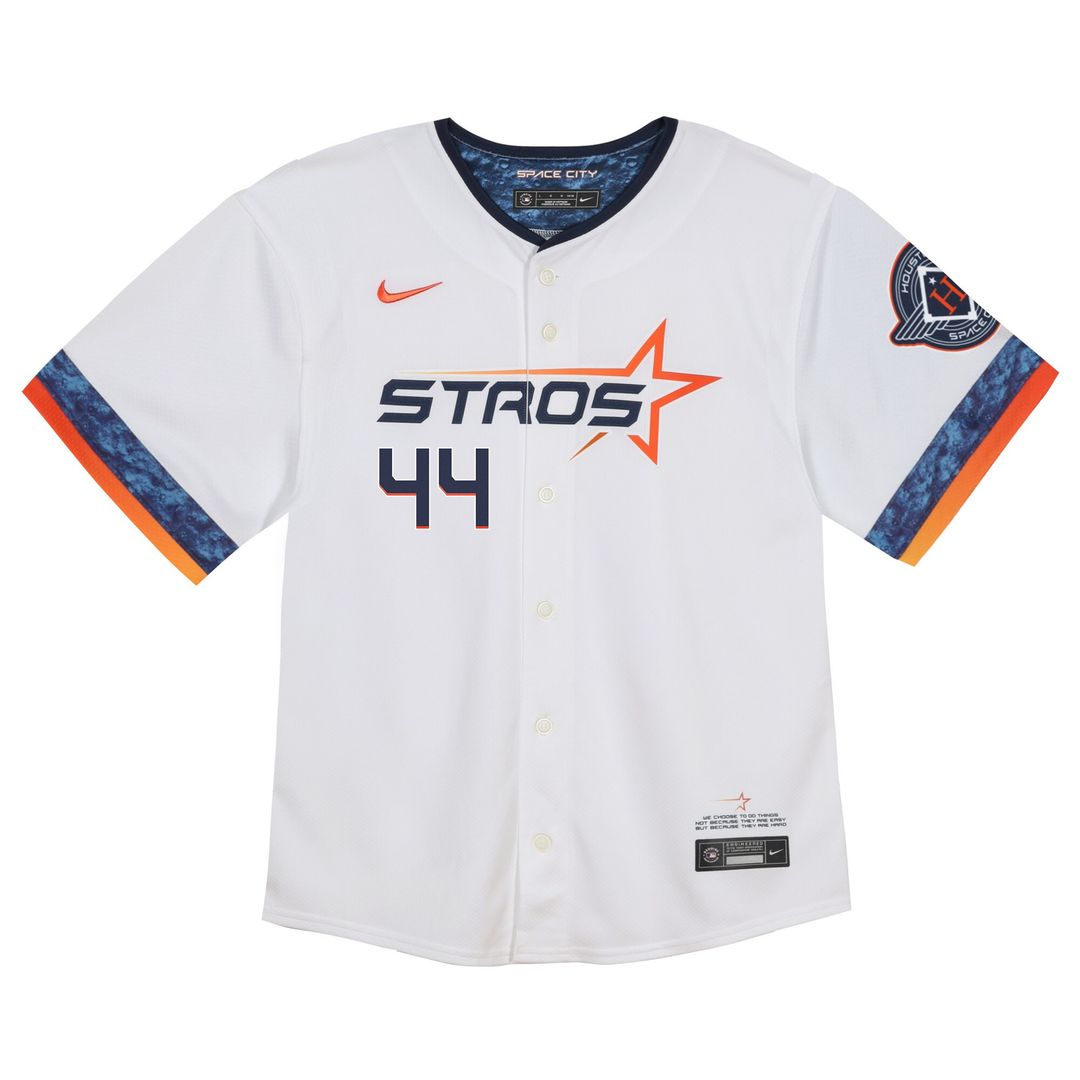 Houston Astros Yordan Alvarez Nike Infant 2025 City Connect Limited Player Jersey - White Team Jersey Sports Fan Apparel