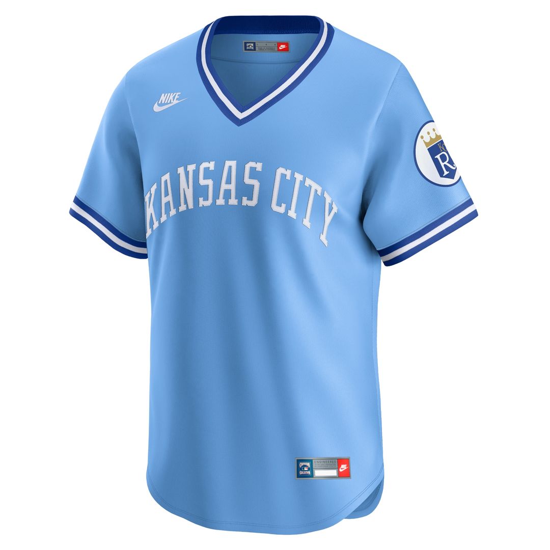 Kansas City Royals Nike Cooperstown Limited Jersey - Light Blue Team Jersey Sports Fan Apparel