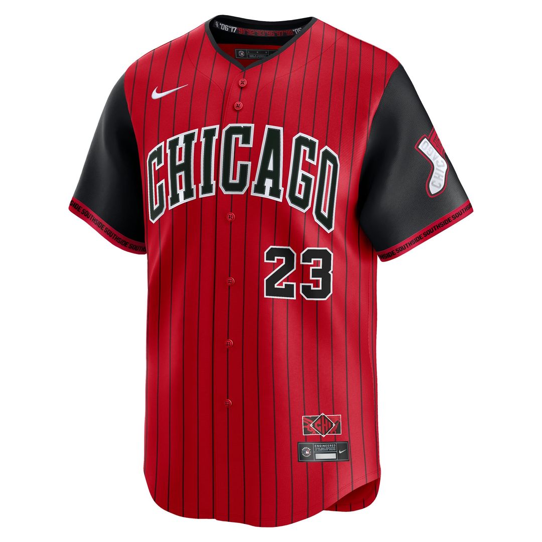 Chicago White Sox Andrew Benintendi Nike 2025 City Connect Limited Player Jersey - Red/Black Team Jersey Sports Fan Apparel